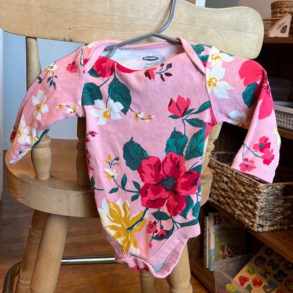 Other - Old navy floral onesie